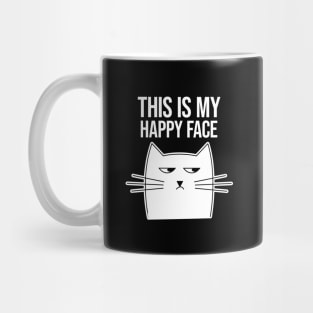 This is my happy face Cat Mug